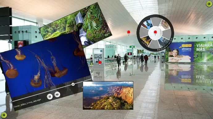 Logiciel présentation sur mesure tactile